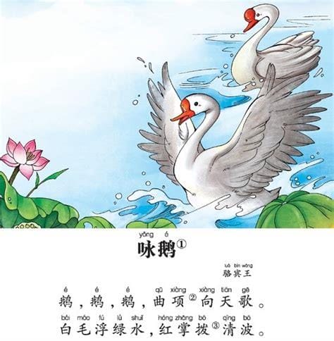 鹅鹅鹅曲项向天歌(鹅鹅鹅曲项向天歌全诗)