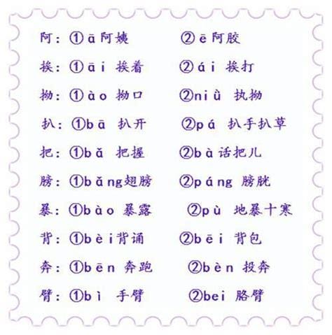 啊的多音字和组词是什么