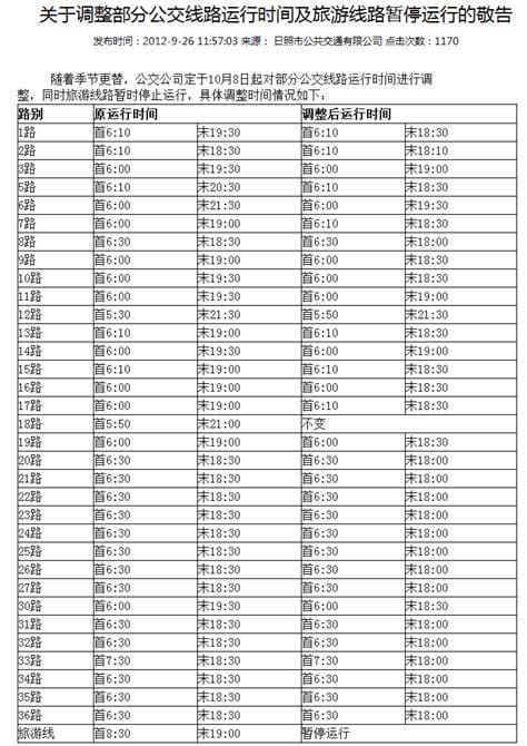 郴州701路公交车路线时间表