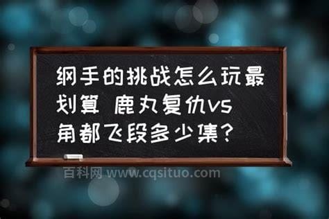 鹿丸复仇vs角都飞段多少集