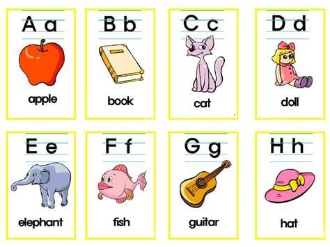 幼儿园字母表26个字母