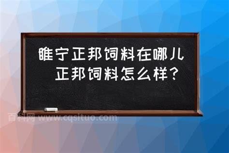 正邦饲料怎么样