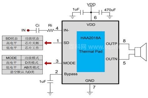 haa2018功放芯片电路图