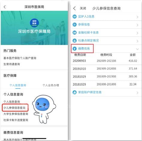 深圳少儿医保怎么查询缴费成功