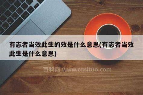 有志者当效此生的效什么意思