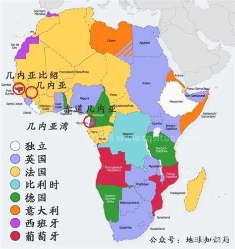 赤道几内亚在世界地图上的位置