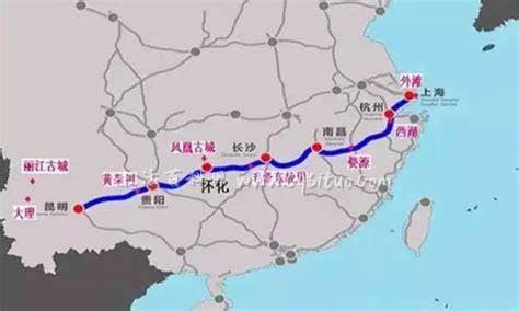 沪昆高铁,哪一年通车的？全长多少公里？