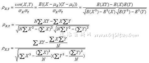 相关系数计算公式是什么？