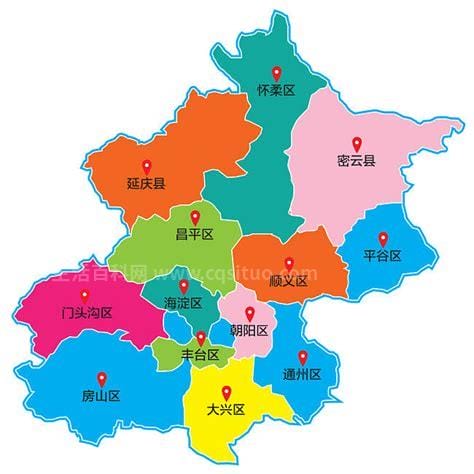 北京区域划分图搞笑图 北京区域划