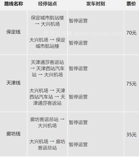 北京首都机场大巴时刻表2022 北京