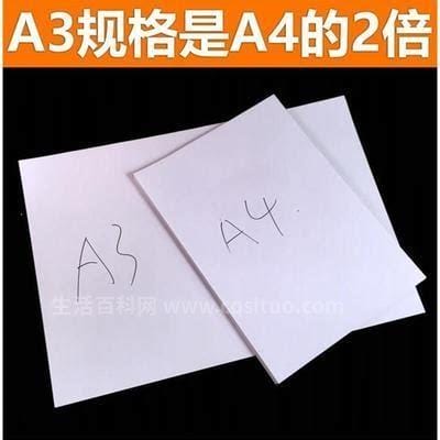 a3纸比a4大多少 a3纸比a4大吗