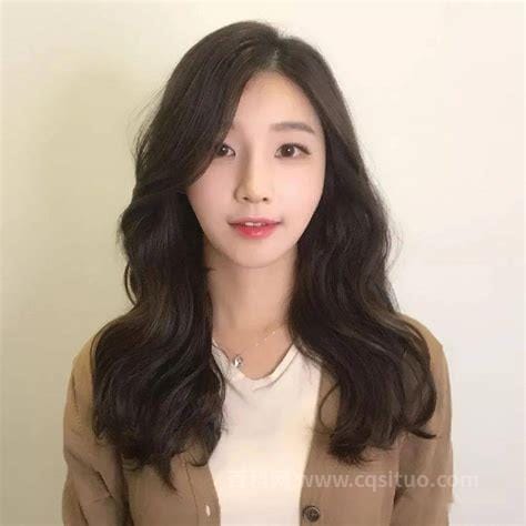 2018最新女生中分刘海发型图片