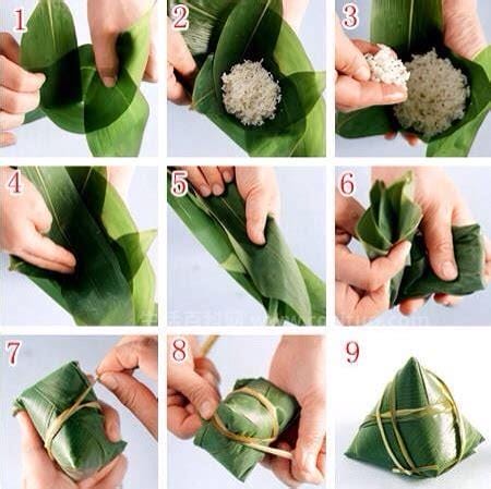 怎样包粽子简单步骤图，教你一步一步会包粽子的小窍门,成串的粽子怎么包优质