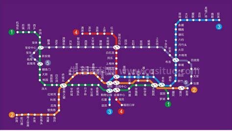 地铁五号线线路图最新版查询（地铁五