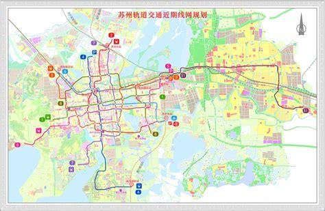 苏州地铁规划高清图 2035（苏州地铁