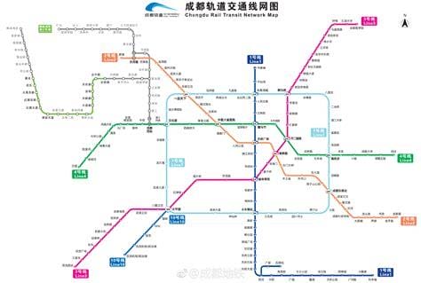成都地铁4号线线路图站点时间表 成