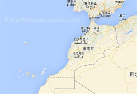 摩洛哥地图详细攻略,摩洛哥旅游必去景点推荐