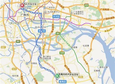 广州市301路公交车路线图 广州301路公交车路线图