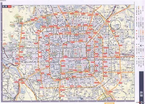 北京市公交地图高清大图 北京市内公交地图