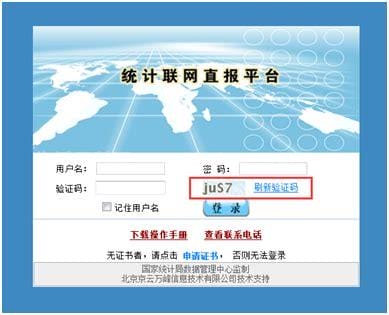 国家统计联网直报平台登录入口查询