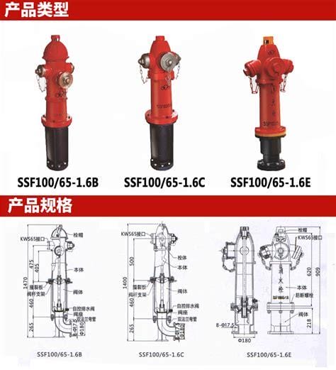消防栓尺寸，船用消防栓尺寸对照表