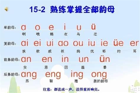 9个复韵母是什么，9个复韵母是哪几个