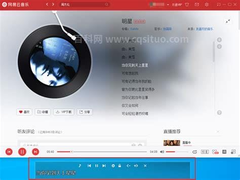 网易云音乐网页版怎么显示桌面歌词