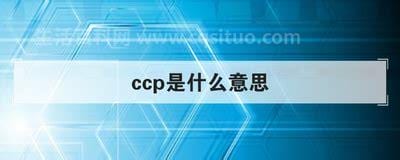 CCP是什么意思