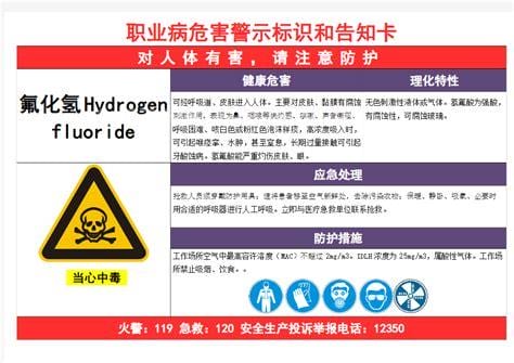 氟化氢对人体的危害有哪些